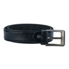 Brown Leather Belt – Black Buckle