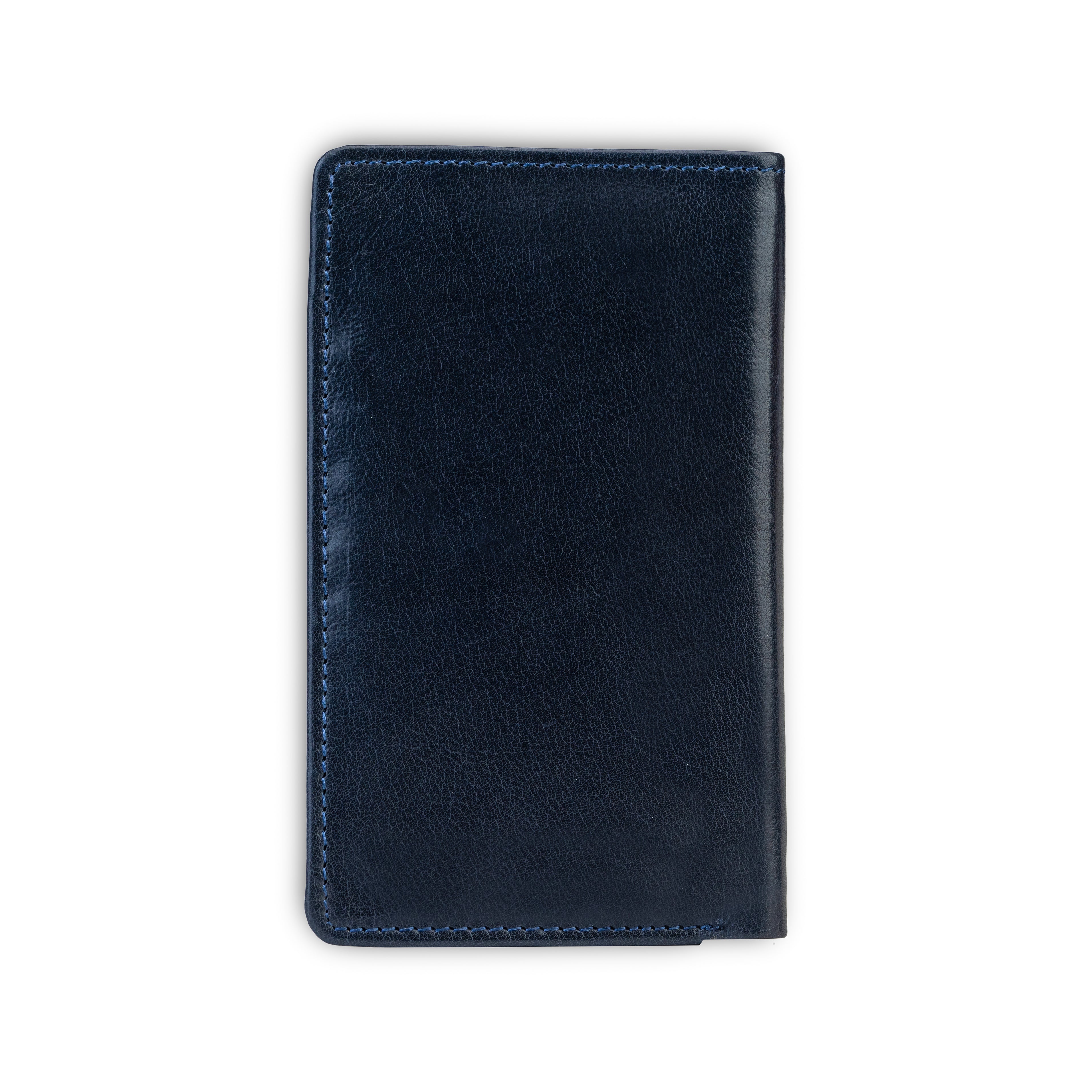 Black 100% Leather Passport Holder
