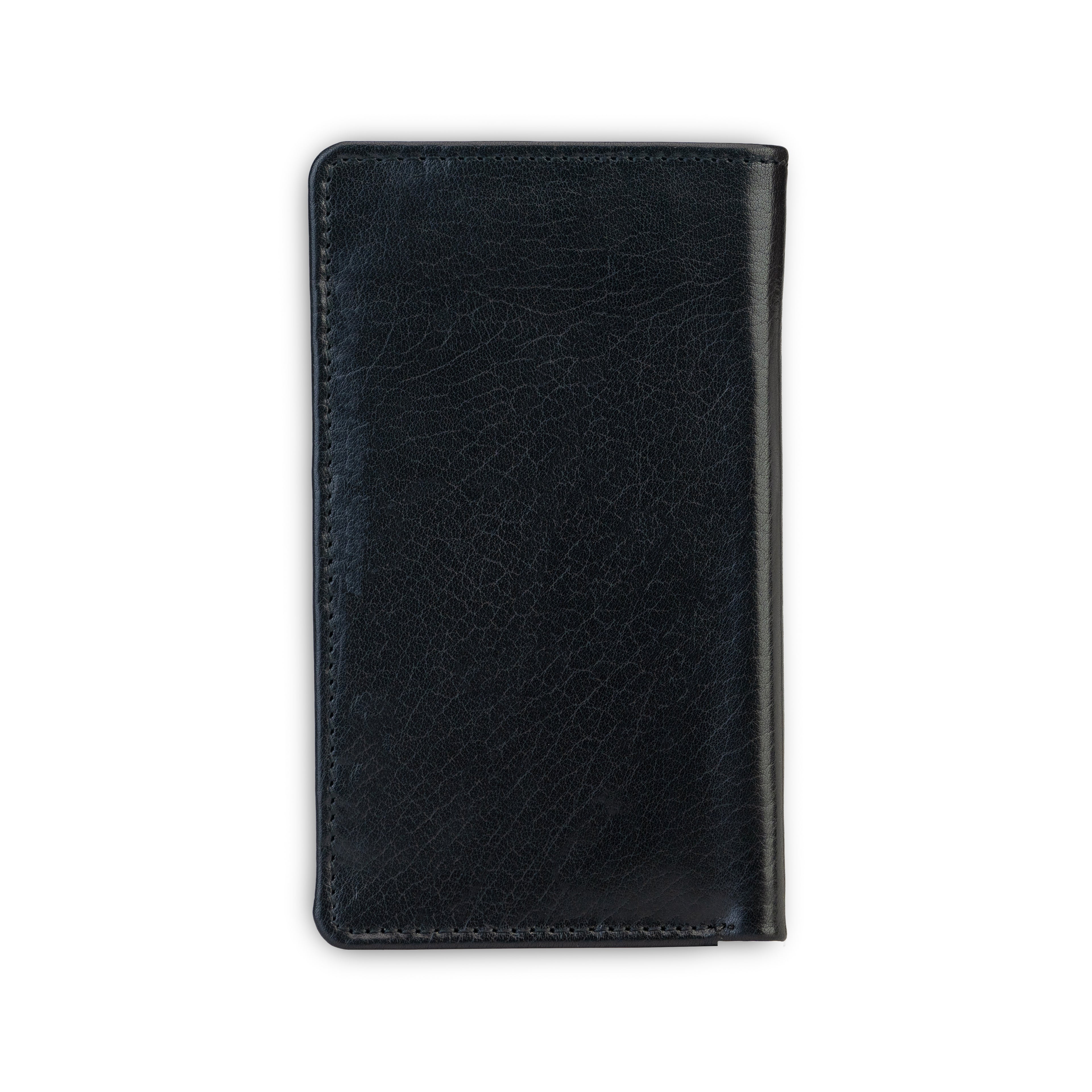 Black 100% Leather Passport Holder