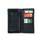 Black 100% Leather Passport Holder