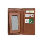 Black 100% Leather Passport Holder