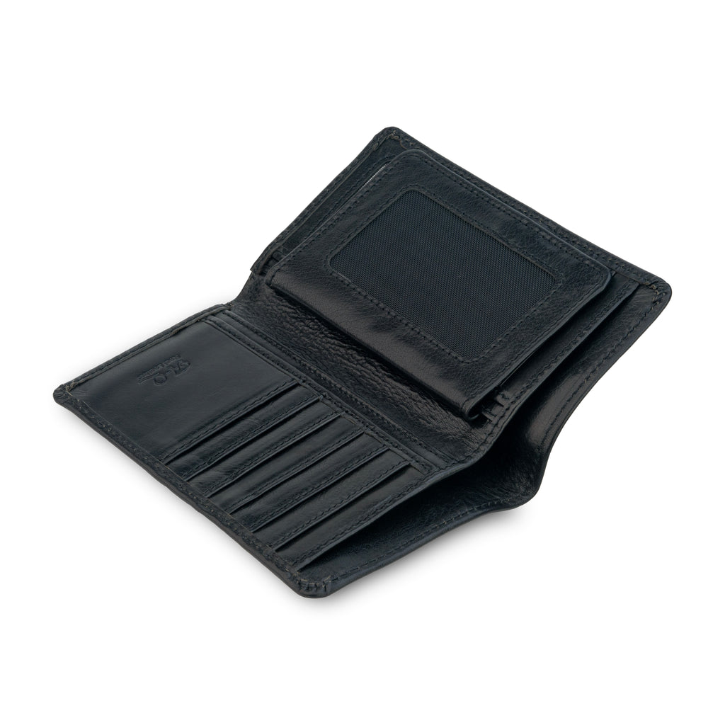 Black 100% Leather Passport Holder