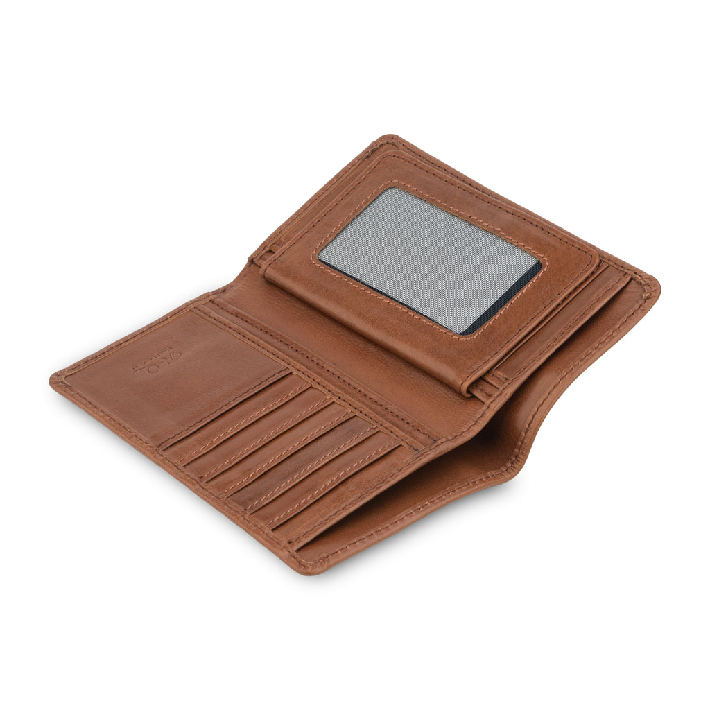 Black 100% Leather Passport Holder
